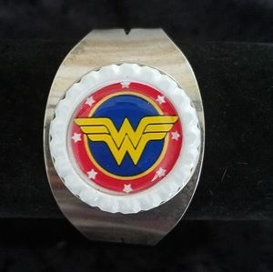 Fashionable cuff bracelet  superhero inspired